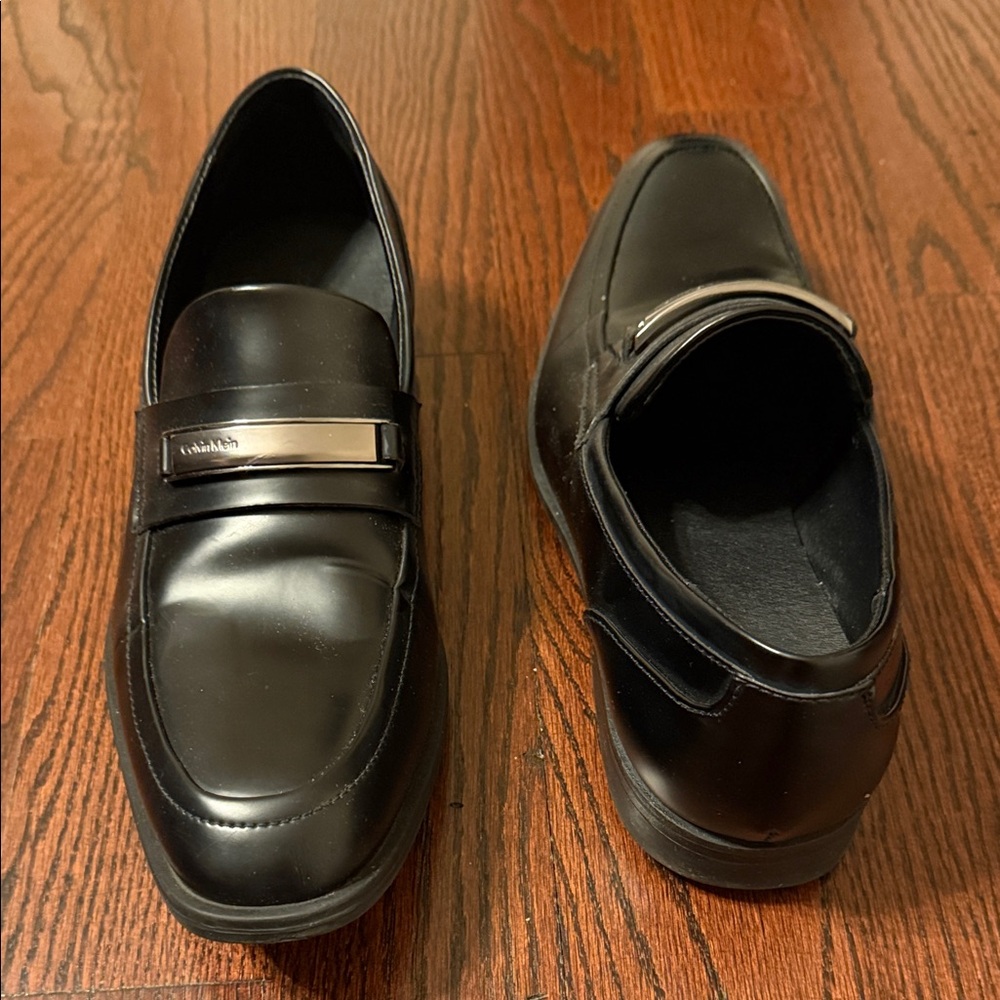 Calvin Klein Men's Black Slip-On Loafers